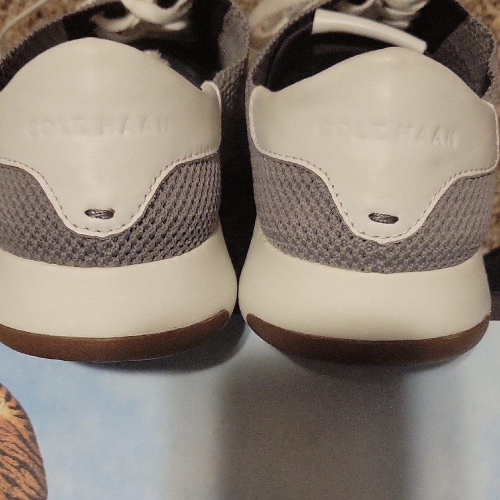 Cole Haan White and Gray Casual Sneakers - Picture 12 of 12